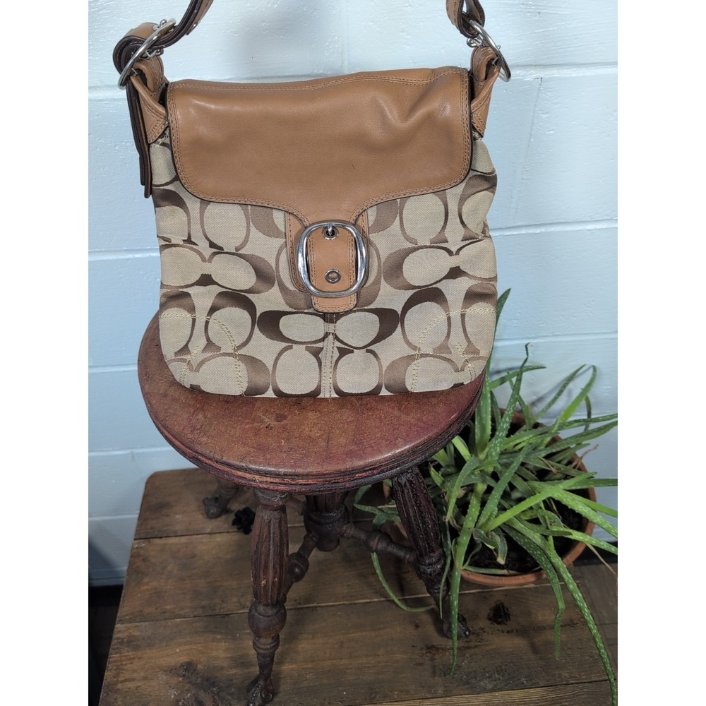 Coach F13360 Bleecker Flap/Saddle Bag‎